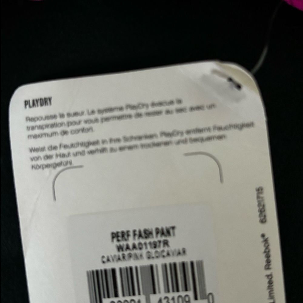 New Reebok Black Flare Pants Women’s Small Leggings - Picture 5 of 9